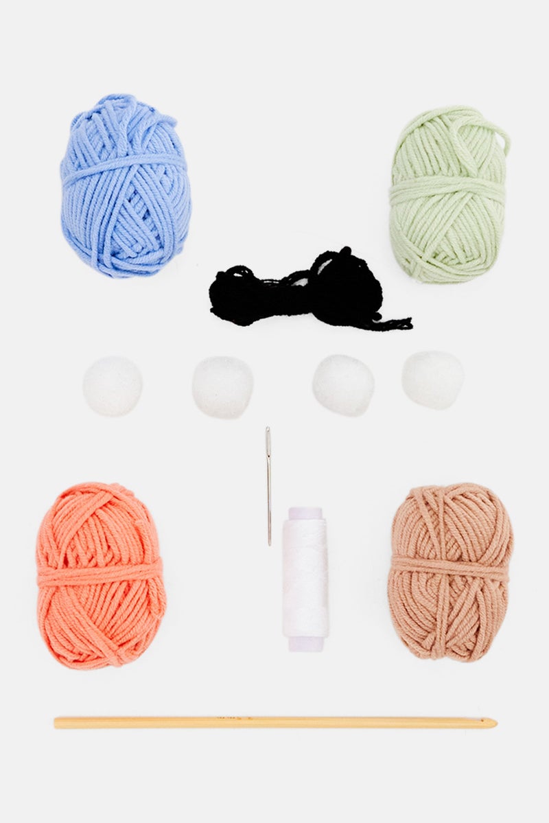 Tchibo DIY Crochet Kit Egg Cozy, Pink Combo - Image 2